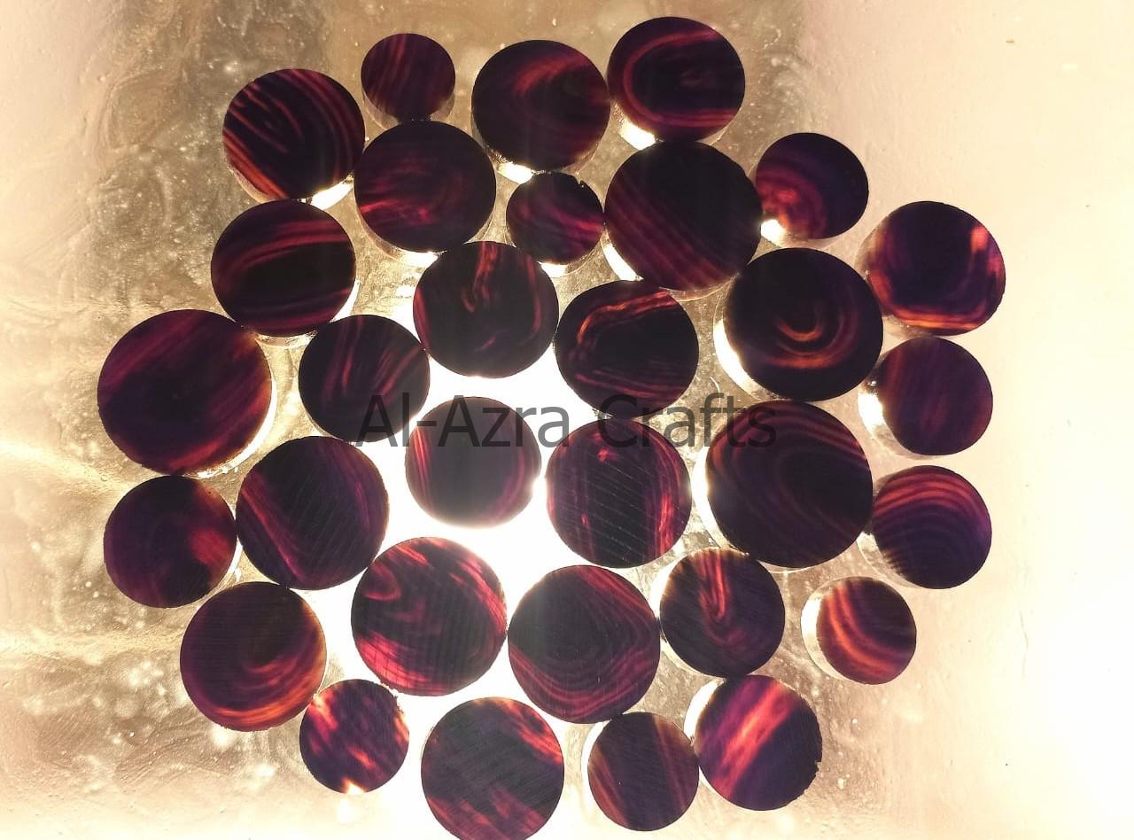 05 Buffalo Horn Button Blanks