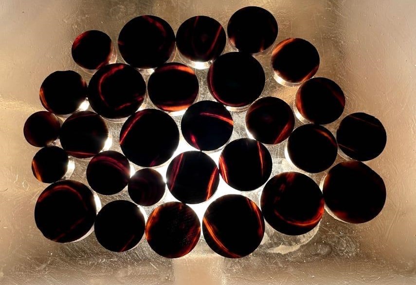 06 Buffalo Horn Button Blanks