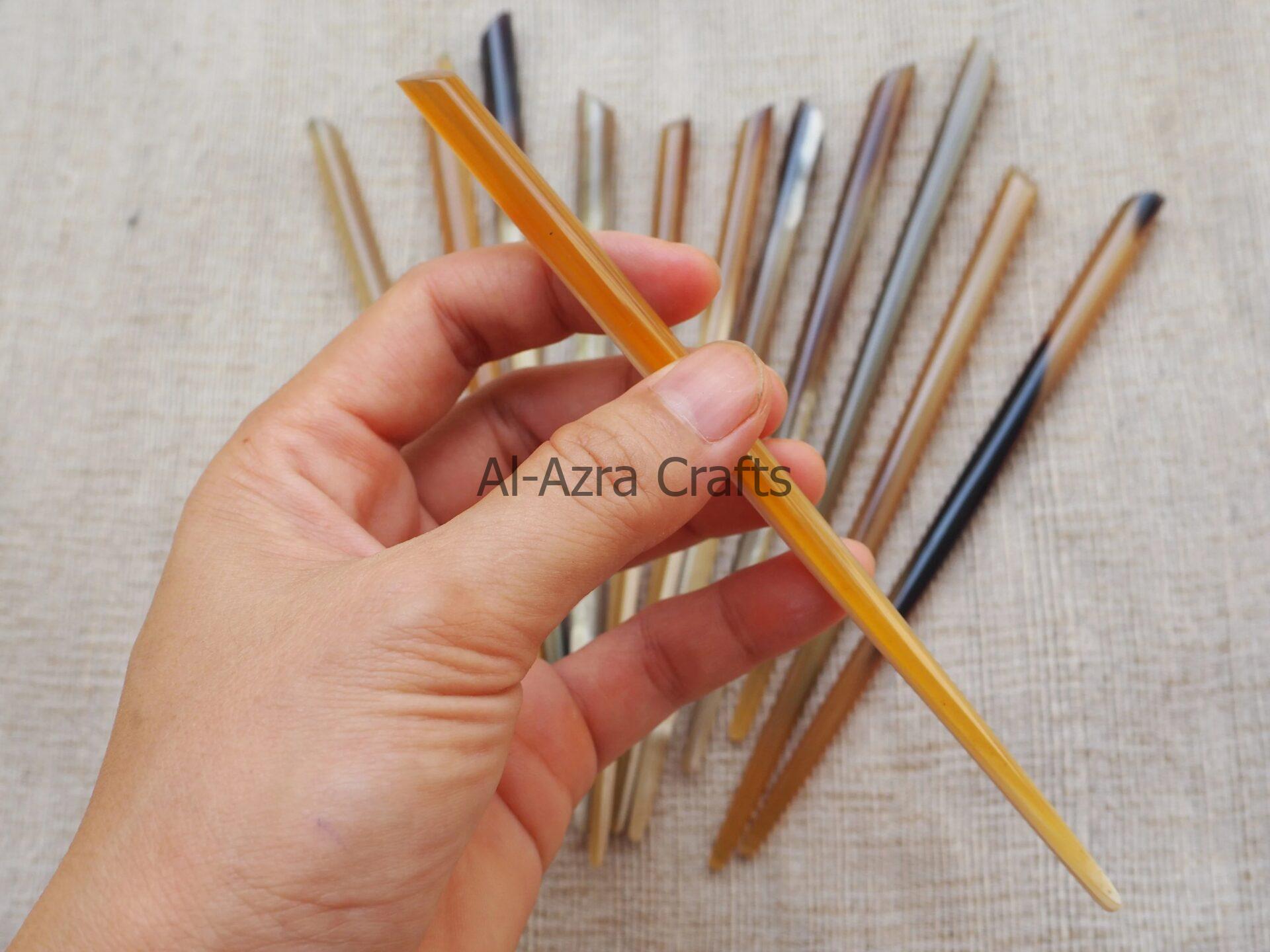 Buffalo Horn Hairpin Pin Stick - Image 3