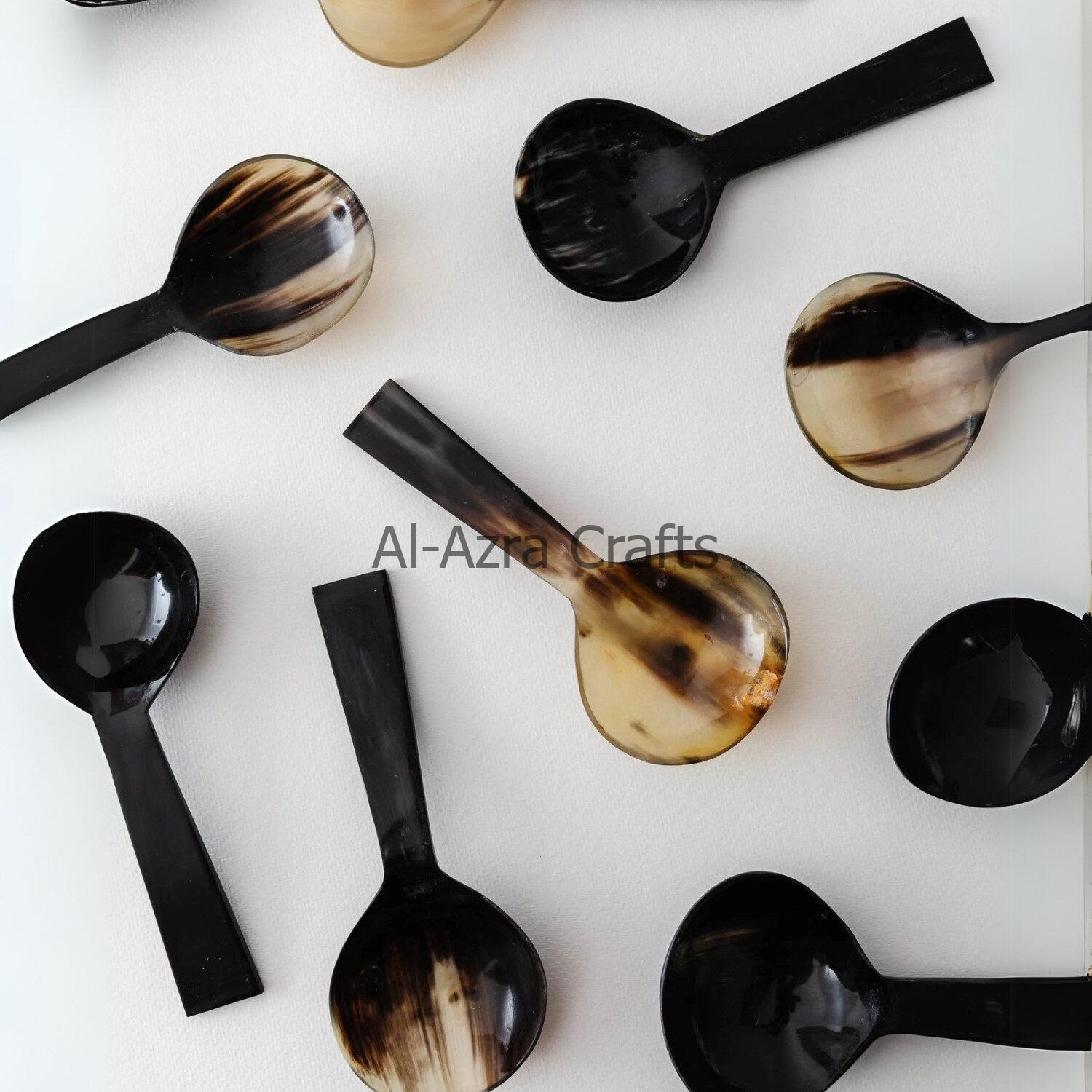 Buffalo & Ox Horn Serving Spoons