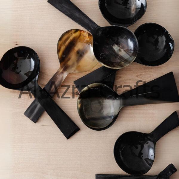 Buffalo & Ox Horn Serving Spoons - Image 3