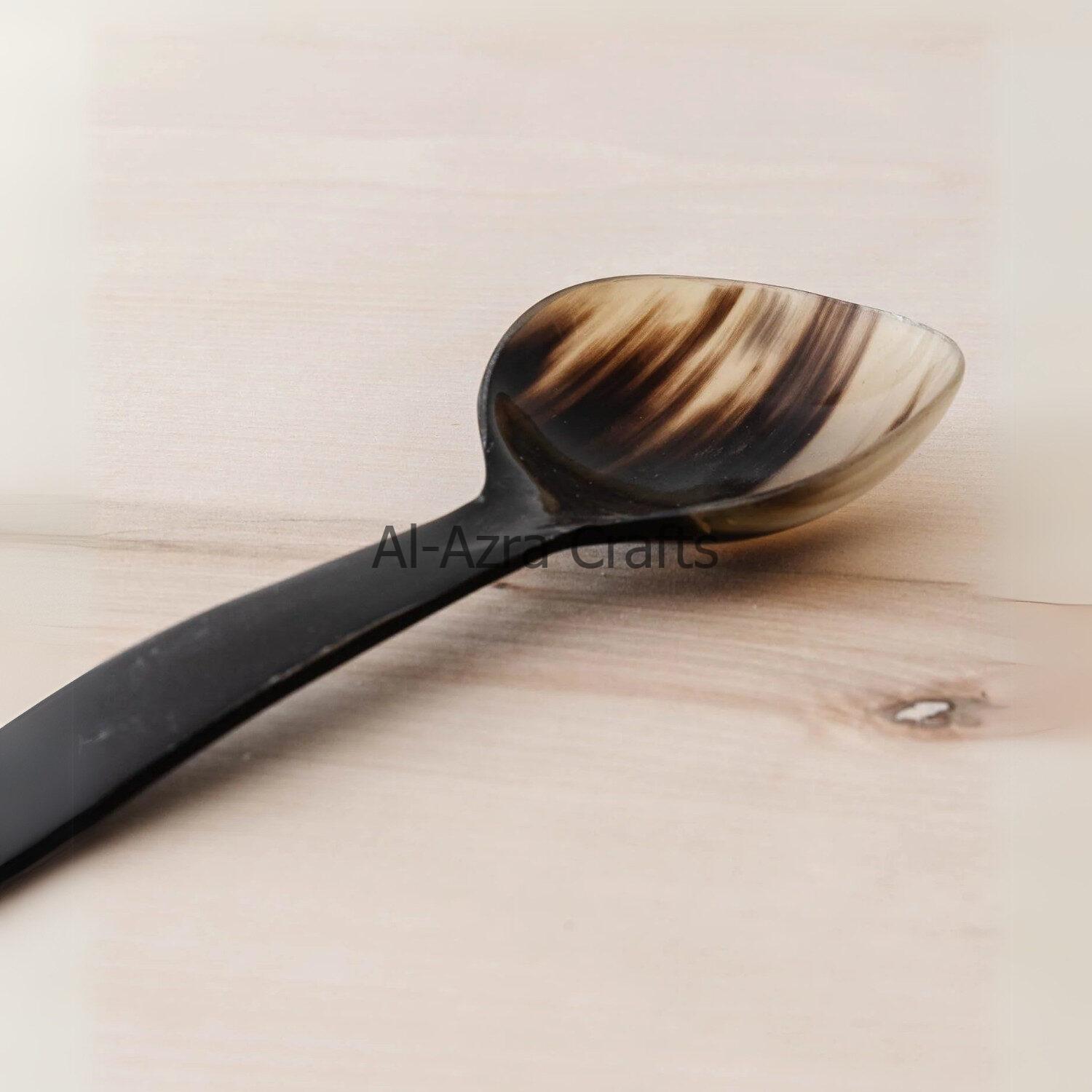 Buffalo & Ox Horn Serving Spoons - Image 2