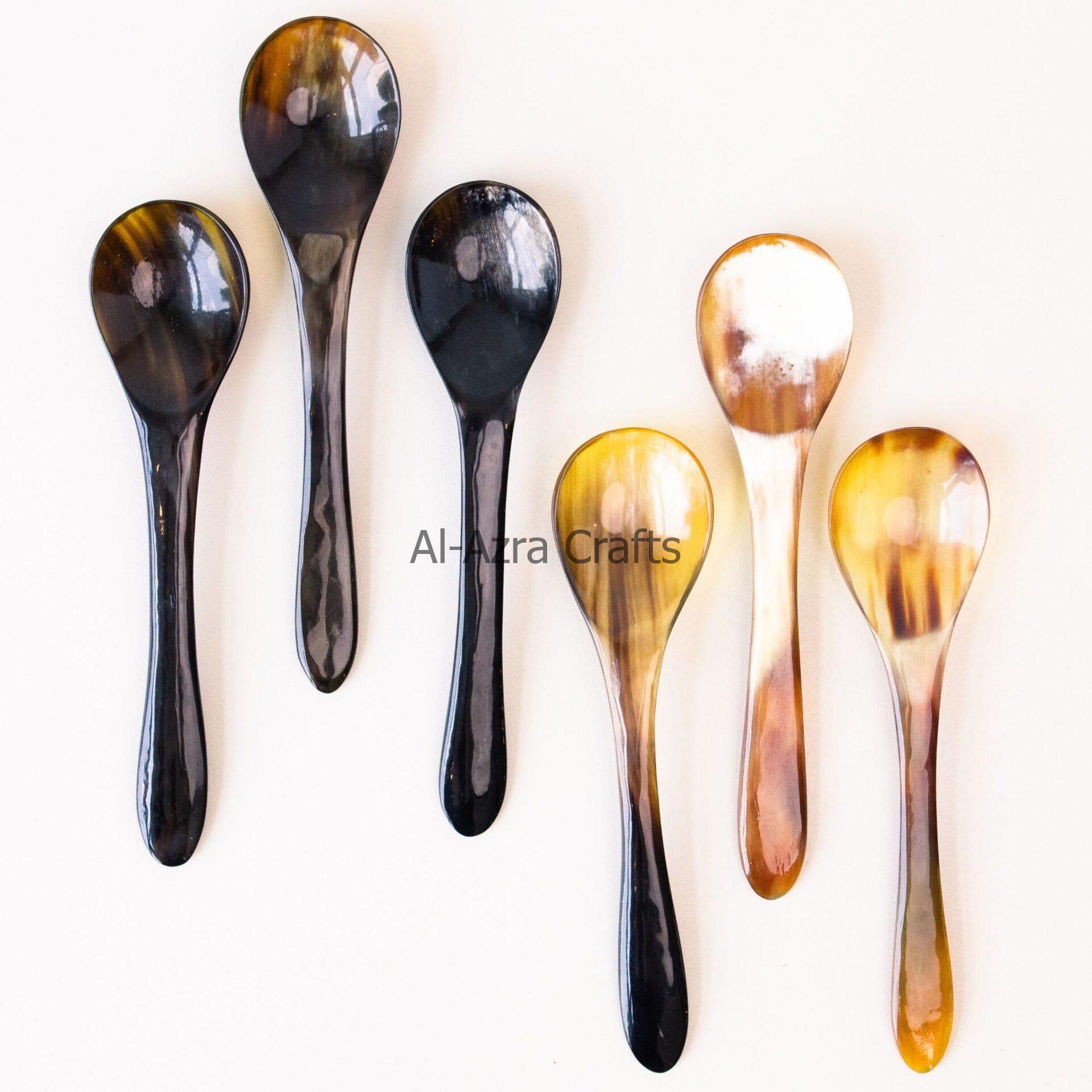 Buffalo Ox Horn Spoons