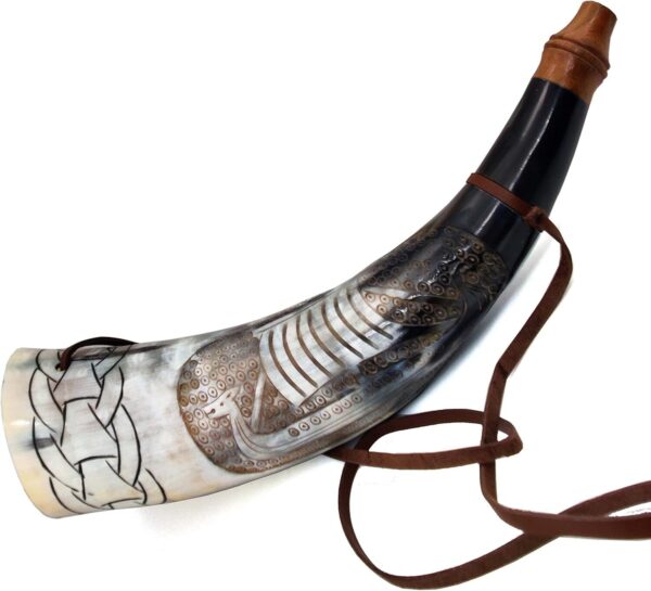 Viking War Ox Horn - Image 5