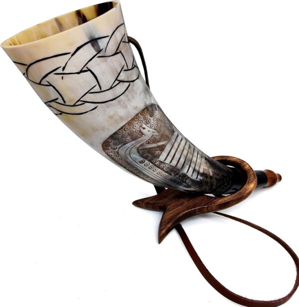 Viking War Ox Horn - Image 4