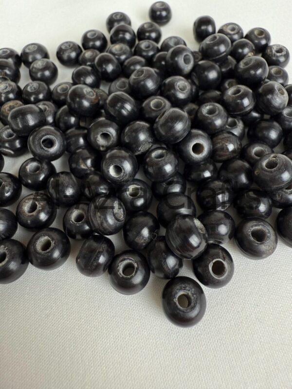 Black Horn Beads