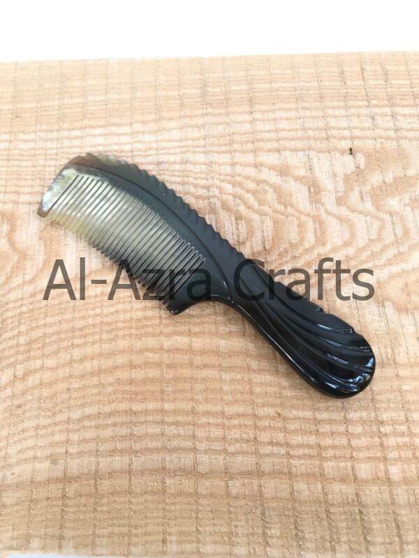 Black Buffalo Horn Comb