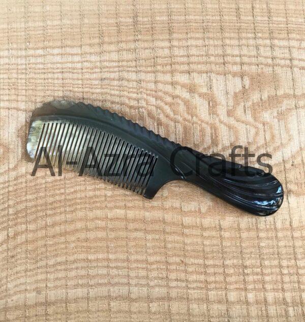 Black Buffalo Horn Comb
