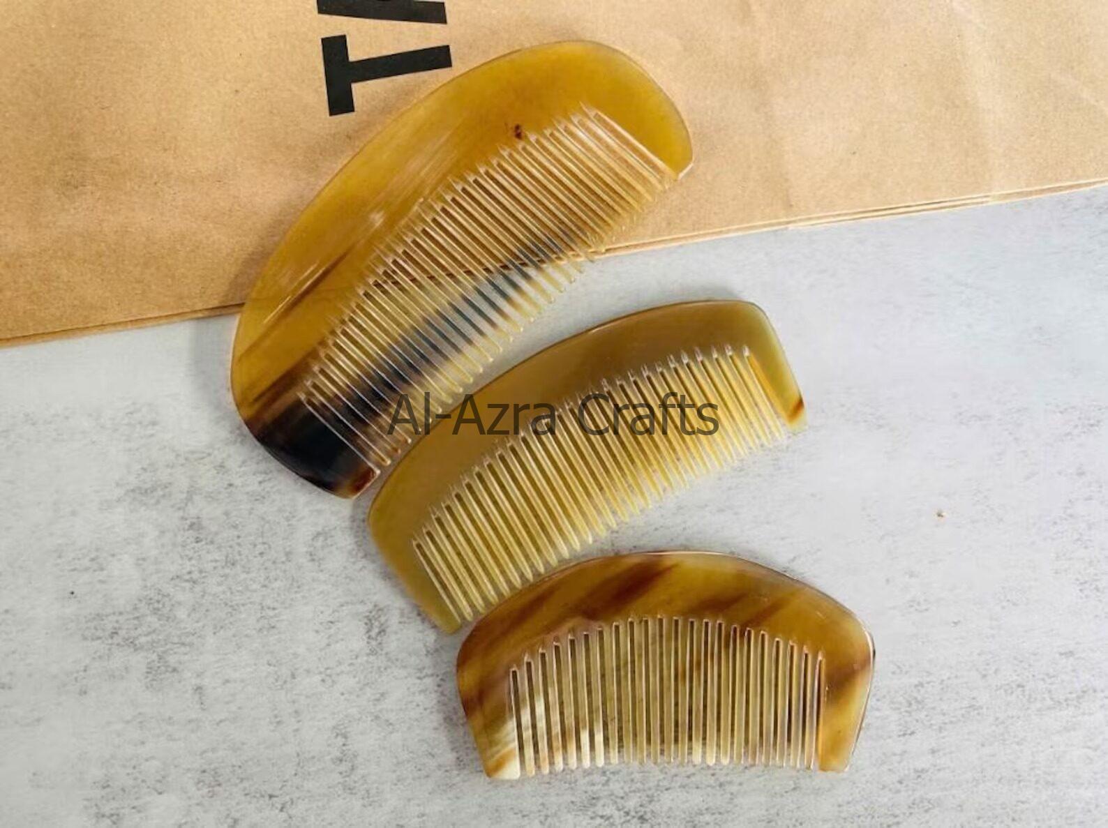 Buffalo Horn Hairbrush Comb