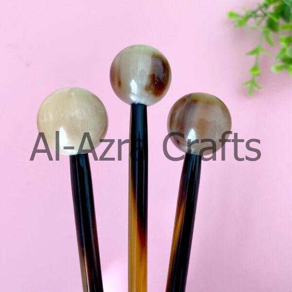 Round Head Horn Hairpin