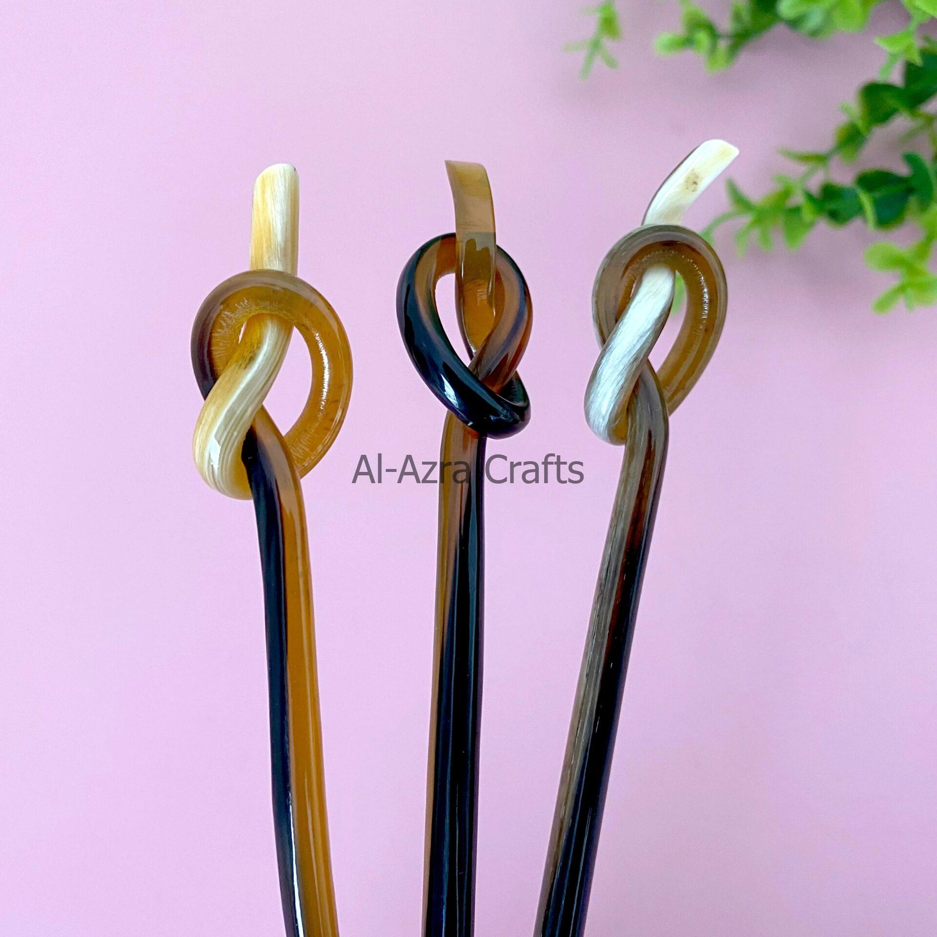 Buffalo Horn Hairpin - Image 3