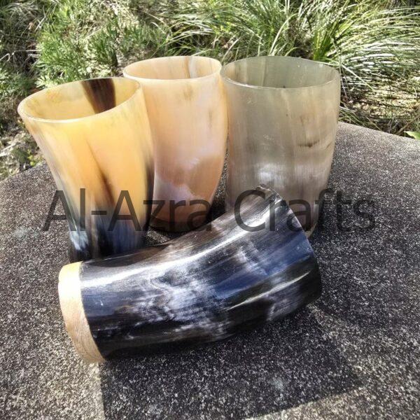 Drinking Ox Horn Shot Cups