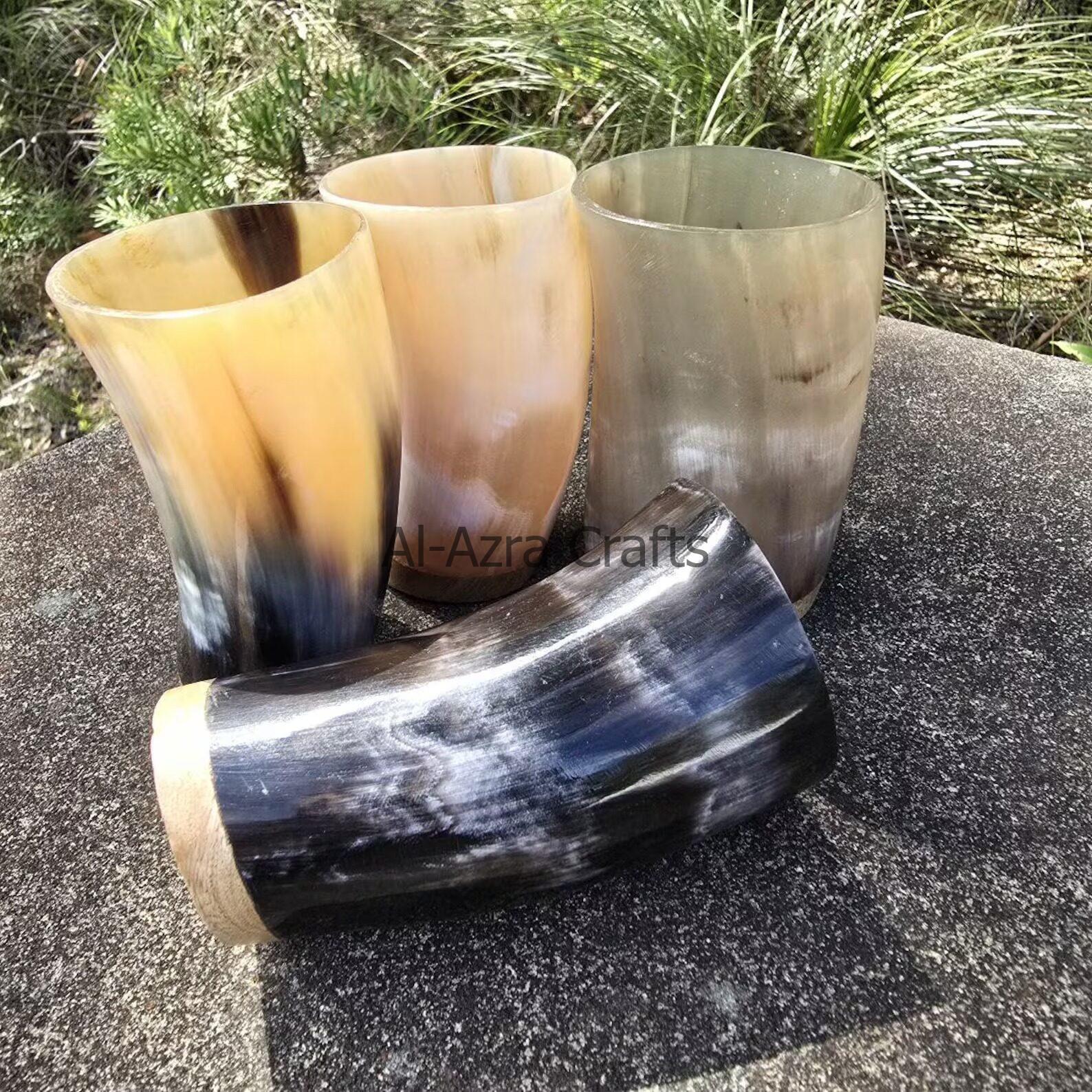 Drinking Ox Horn Shot Cups