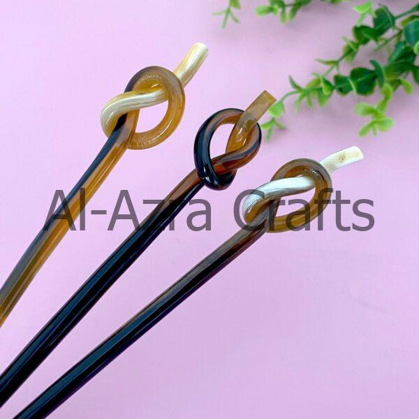 Buffalo Horn Hairpin - Image 2