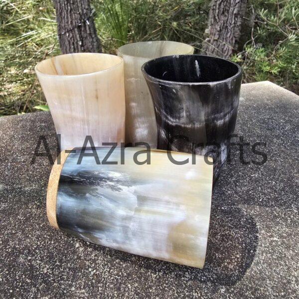 Drinking Ox Horn Shot Cups