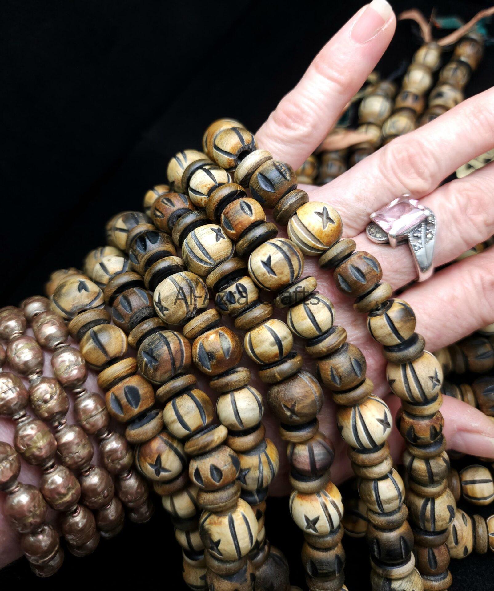 Buffalo Horn Bone Beads - Image 2