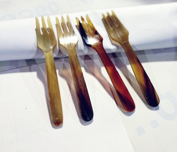 Buffalo Horn Cutlery Set
