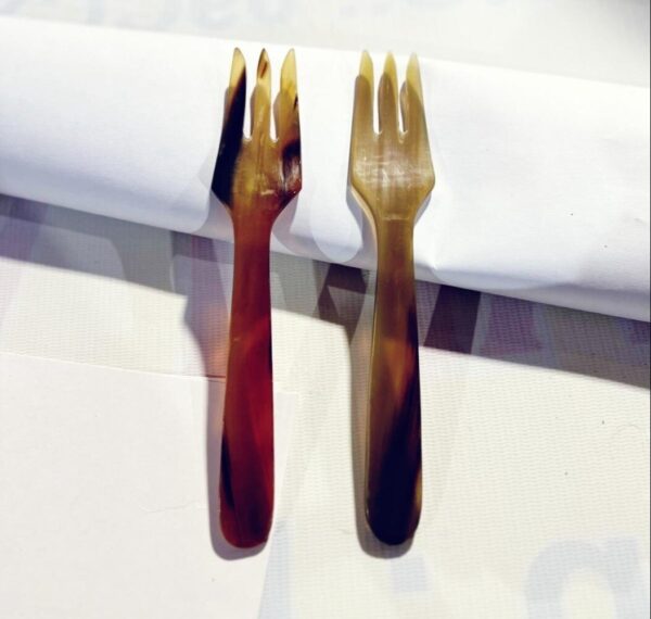 Buffalo Horn Cutlery Set - Image 2