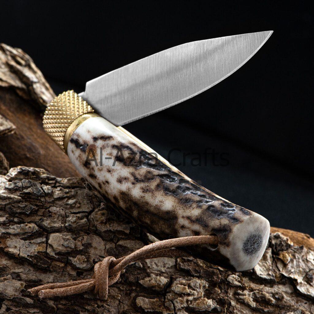 Knife with Horn Handle