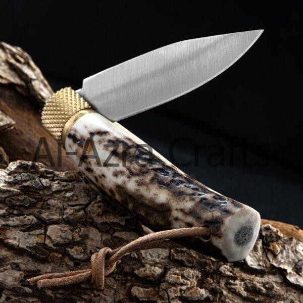 Knife with Horn Handle