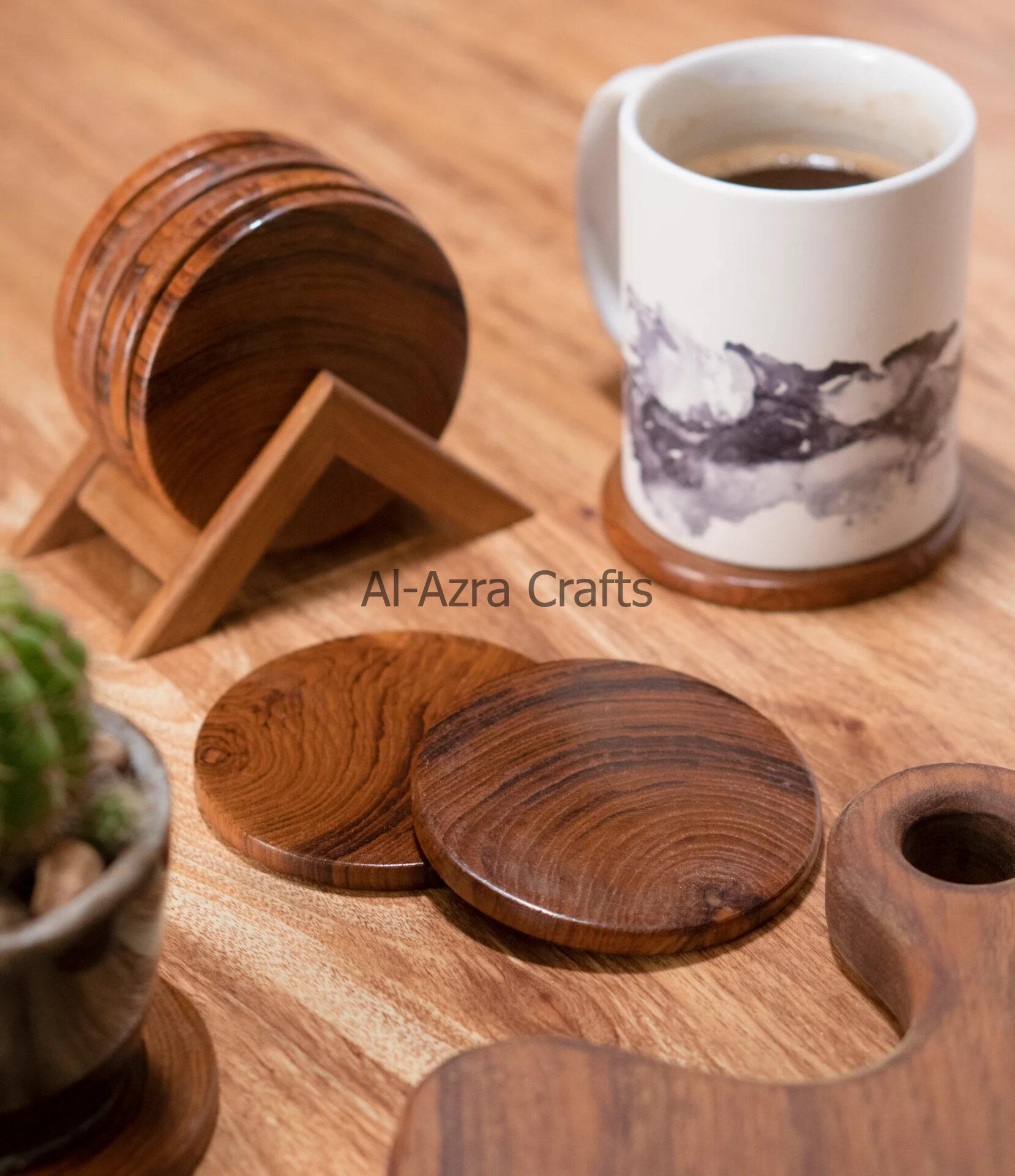 Wooden Cup Coasters