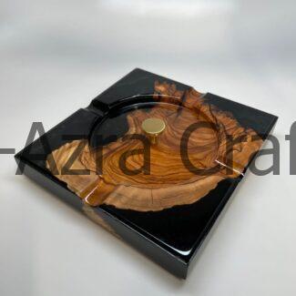 Resin & Wood Ash Tray