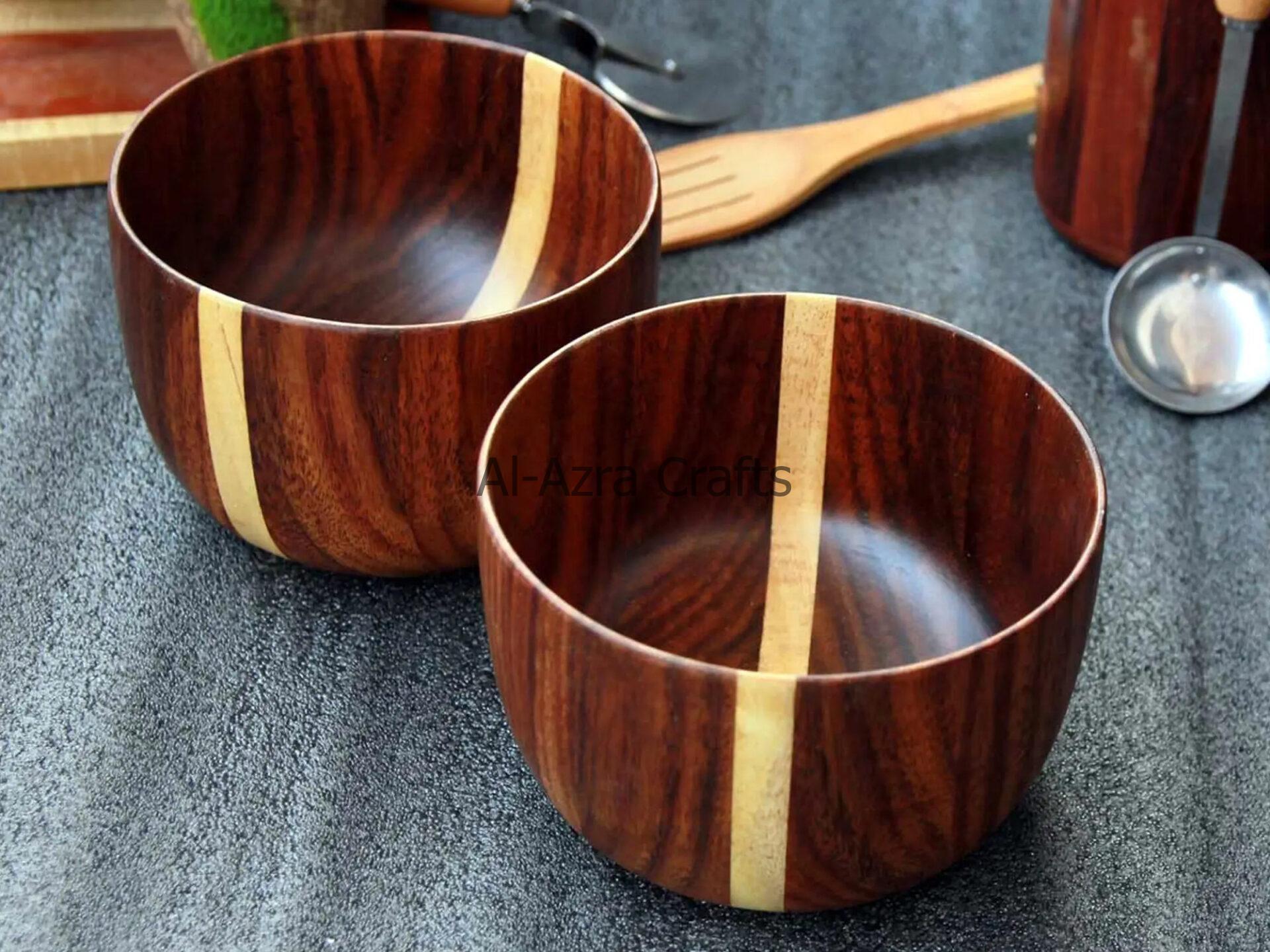 Wooden Soop Bowls